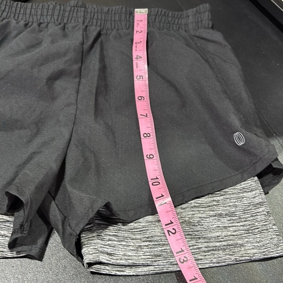 Balance Collection 2 in 1, boxer underlined, elastic waist athletic shorts - Picture 4 of 5